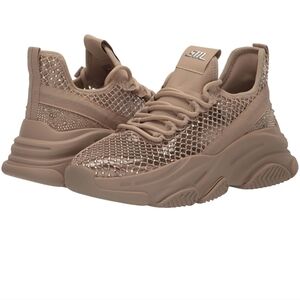 Steve Madden Tan Textured Sneakers Size 6 / M